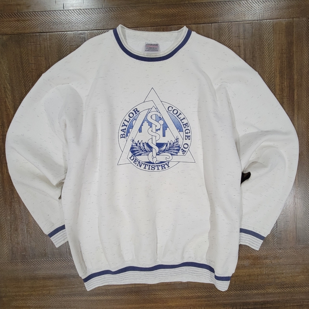 Baylor College of Dentistry ONEITA Adult XXLARGE Crewneck Sweater